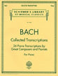 Collected Transcriptions piano sheet music cover